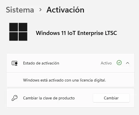 Captura del programa
