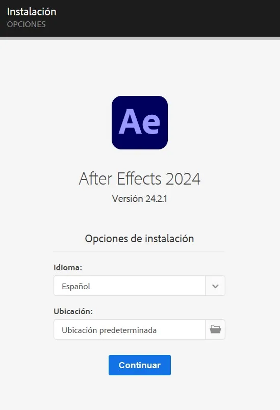 Captura del programa