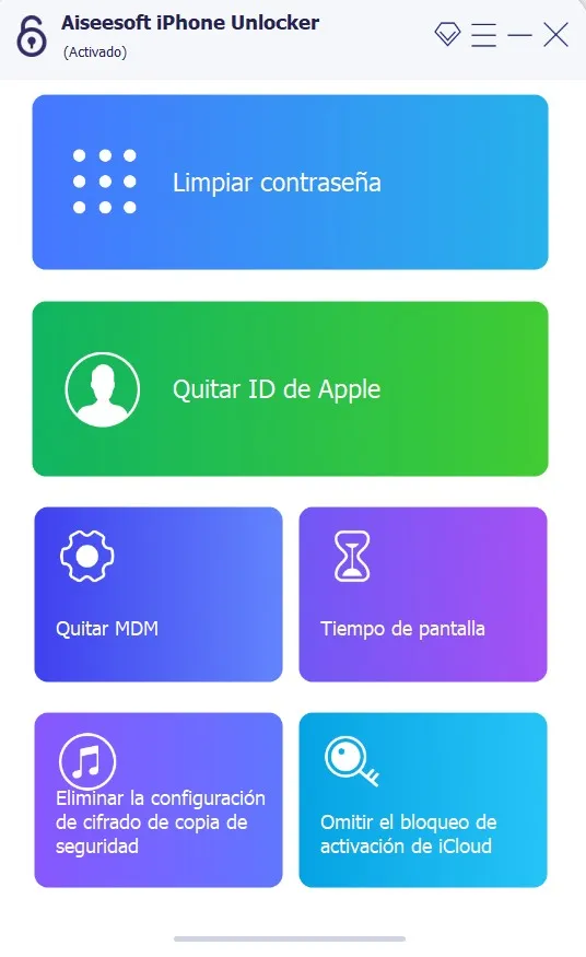 Captura del programa