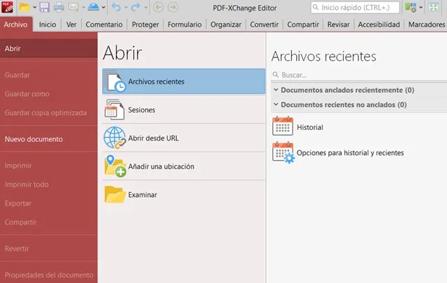 Captura del programa