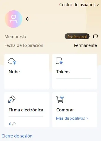 Captura del programa