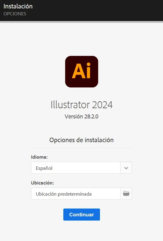 Captura del programa