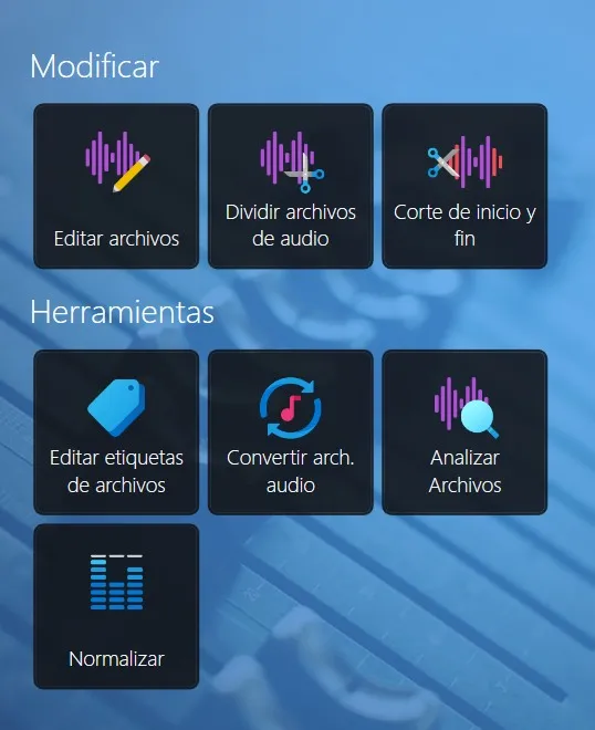 Captura del programa