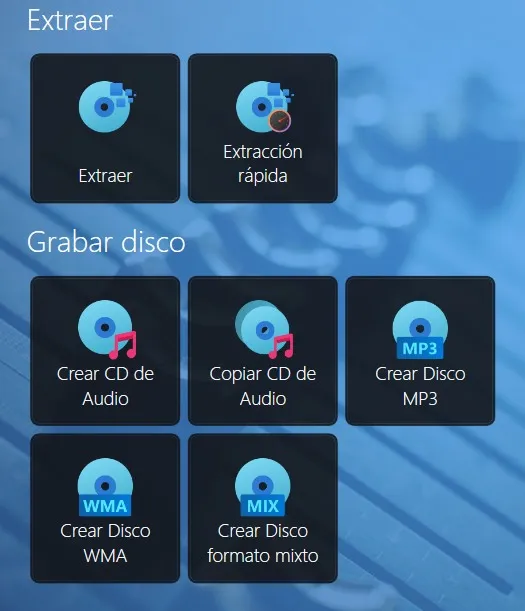 Captura del programa