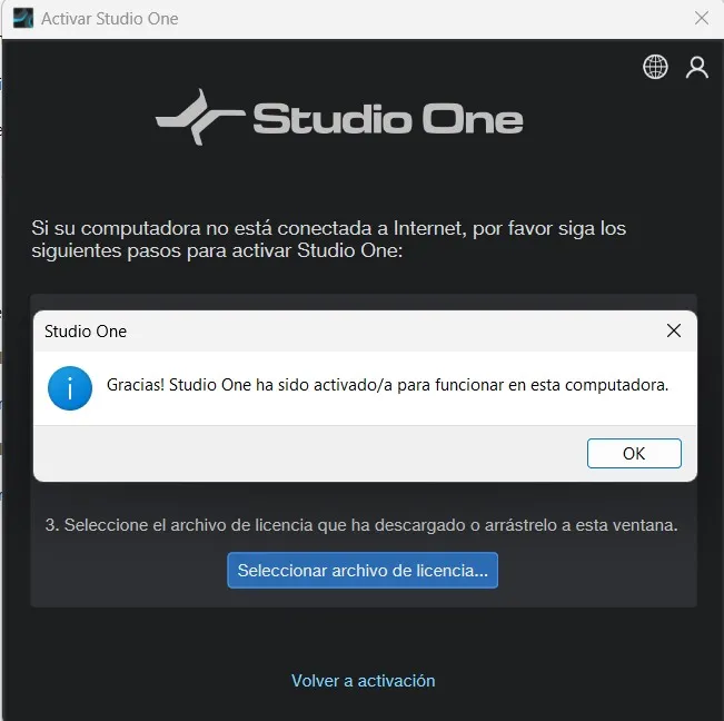 Captura del programa