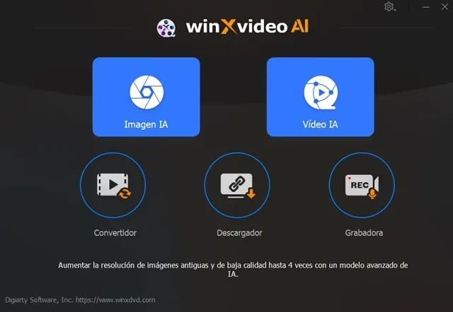Captura del programa