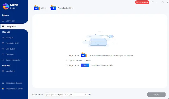 Captura del programa